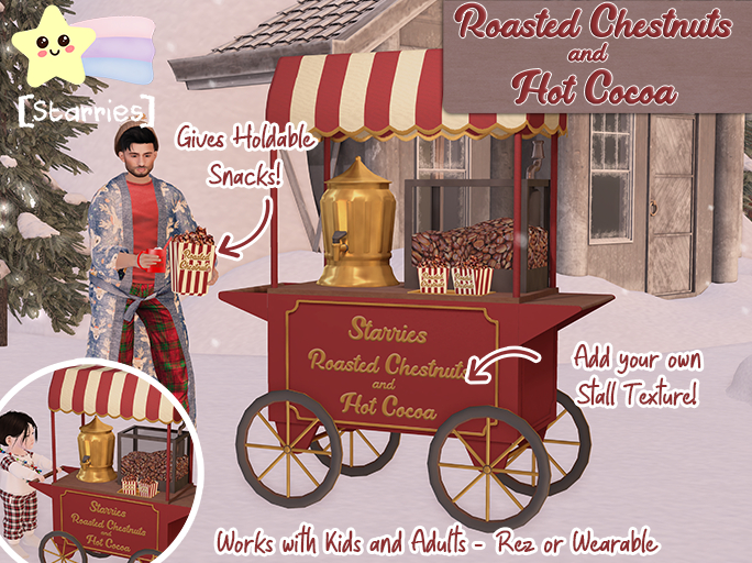 [Starries] Chestnuts & Cocoa Stand for toddlers and adults