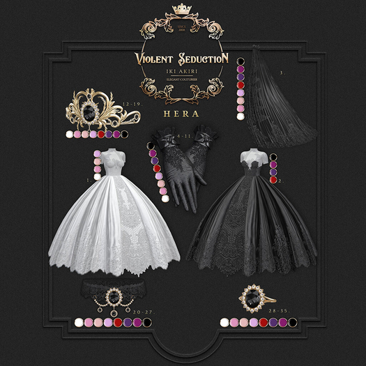 Violent Seduction - Hera Dress (Pure) RARE