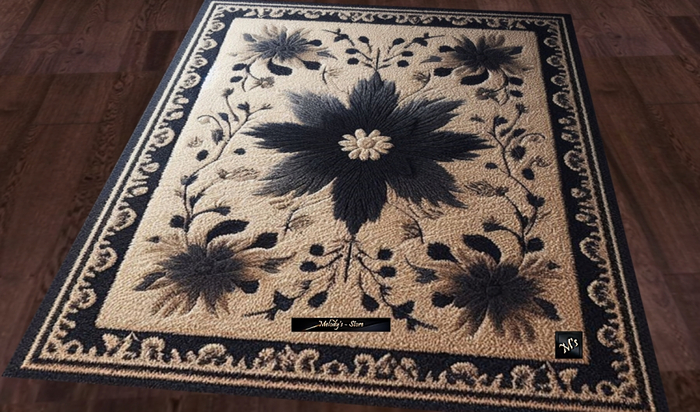 M's - Carpet /RUG/ - Floral Harmony