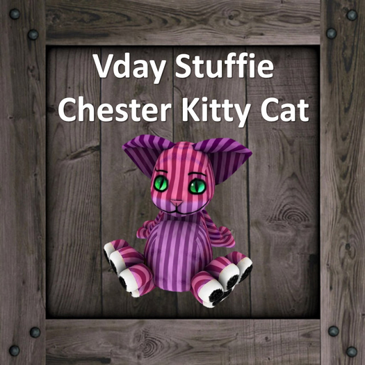 Second Life Marketplace - DFS Vday Stuffie - Chester Kitty Cat (DFS ...