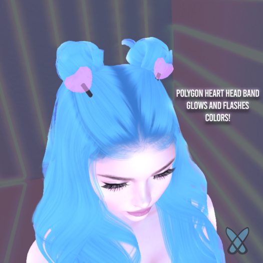 Polygon Heart Headband