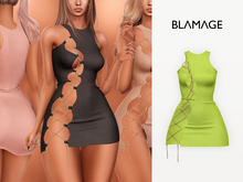 Blamage - Madison Dress - Lime