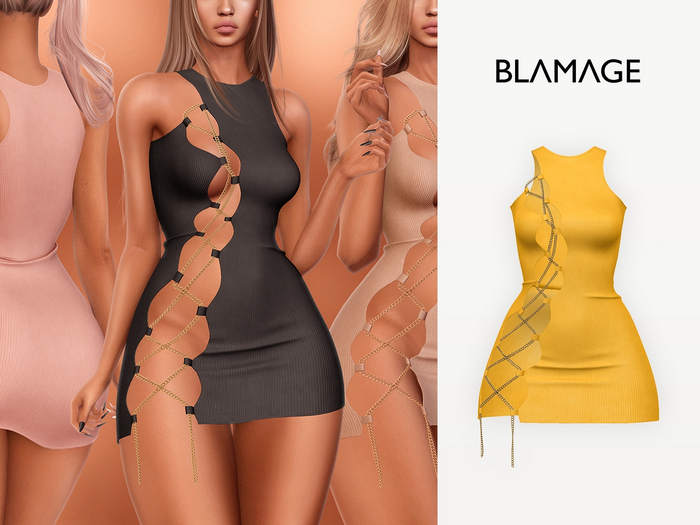 Blamage - Madison Dress - Yellow