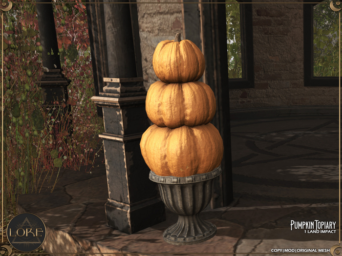 LORE Pumpkin Topiary 