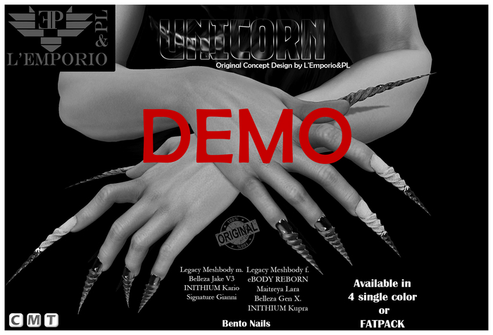 D*E*M*O  L'Emporio&PL::*Unicorn*:: Hand Jewel    -Rez&Open-