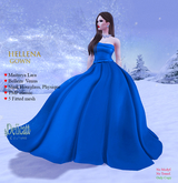 #PROMO#Delicatt Couture - HELLENA DRESS GOWN - BLUE