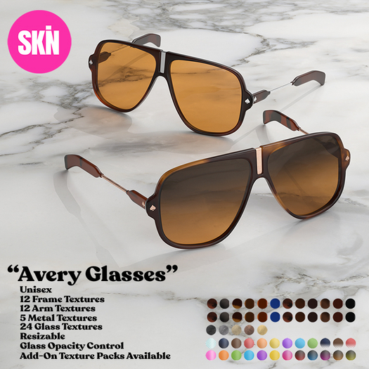 SKN - Avery Glasses Basic Pack 1.1 - Add me