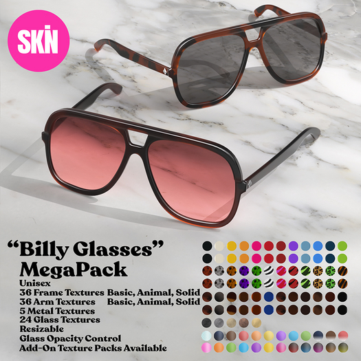 SKN - Billy Glasses - Megapack 1.1 - Add me