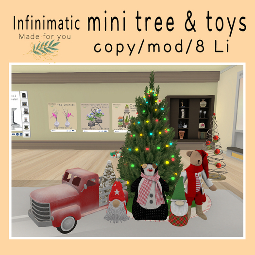 mini tree & ornaments bagged