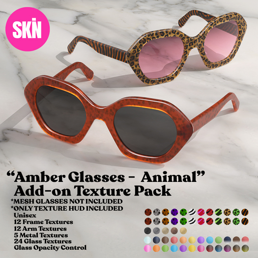 SKN - Amber Glasses - Animal ADDON - Add me