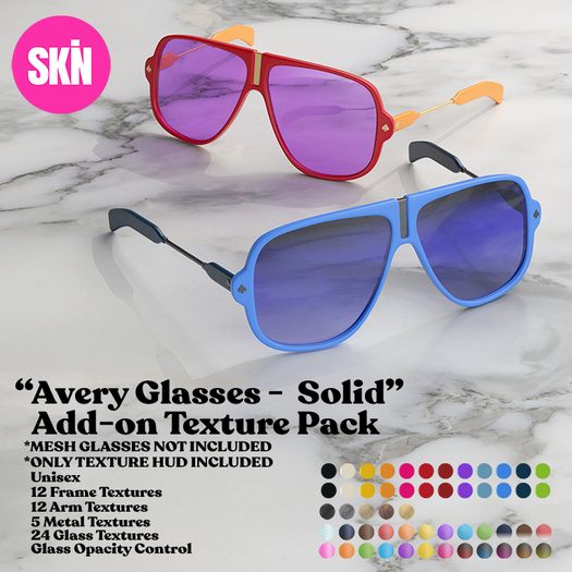 SKN - Avery Glasses Add-On Pack - Solids 1.2- Add me