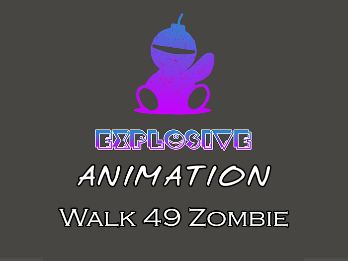 Explosive animation - Walk 49 Zombie