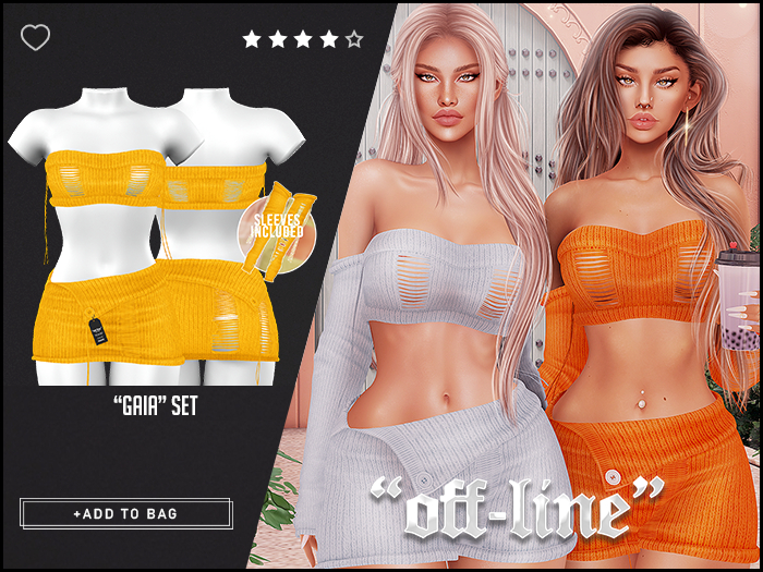 "Off-Line" x "Gaia" Set / Mustard