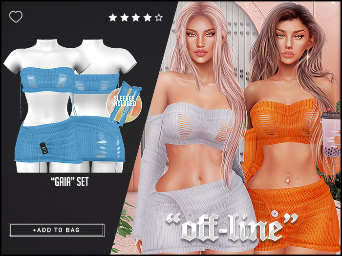"Off-Line" x "Gaia" Set / Blue