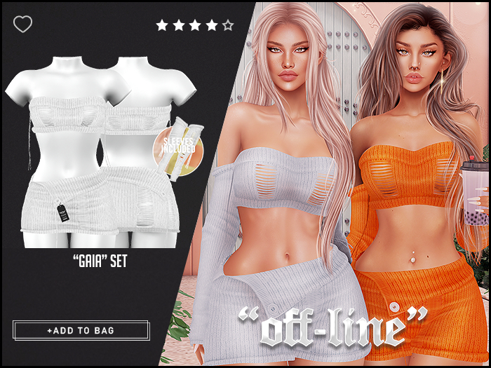 "Off-Line" x "Gaia" Set / White