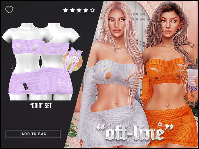 "Off-Line" x "Gaia" Set / Thistle