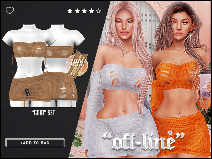 "Off-Line" x "Gaia" Set / Sand