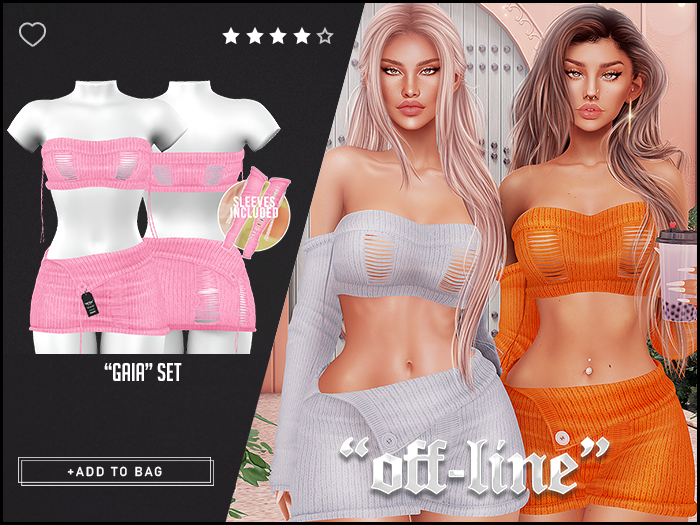 "Off-Line" x "Gaia" Set / Pinky