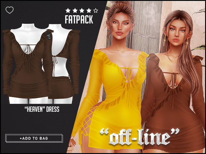"Off-Line" x "Heaven" Dress / Fatpack