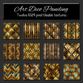 *Wallflowers* Art Deco Paneling