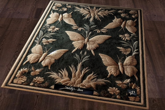 M's - Carpet /RUG/ - Butterfly Paradise