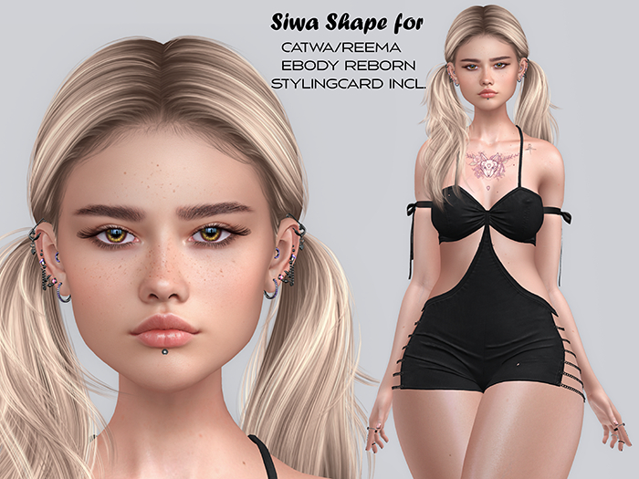 *Bintangirl* Siwa shape for CATWA/Reema/Reborn