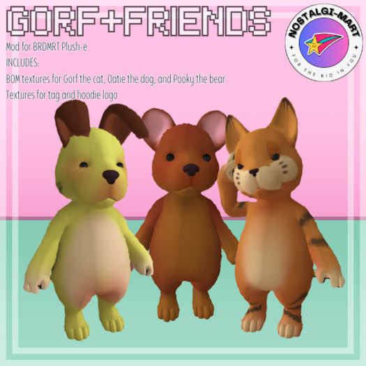 -*-NM-*- Gorf + Friends - Plush-e BOM mod