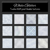 *Wallflowers* White Glitter