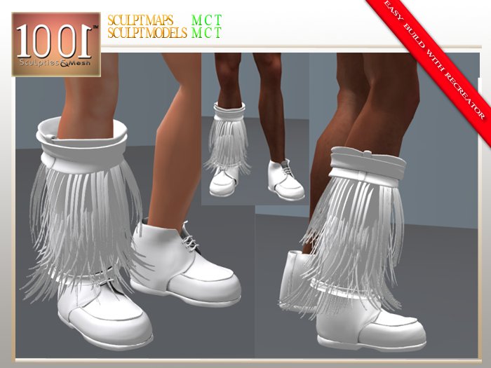 Full Perm Fringe Boots