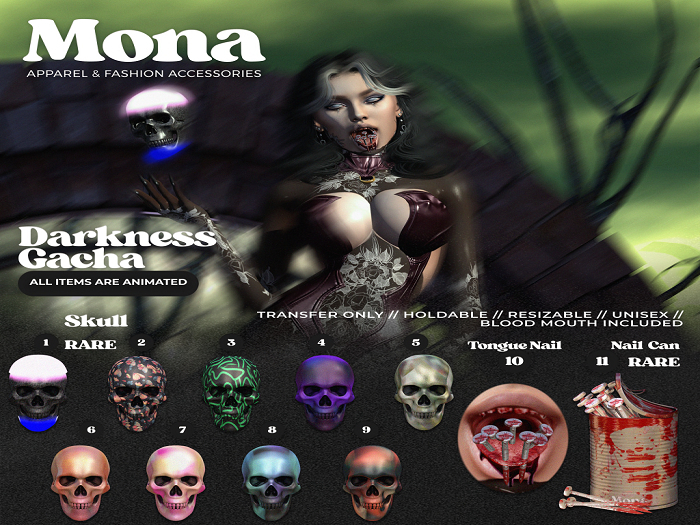 04. MONA - Purple Metal Skull