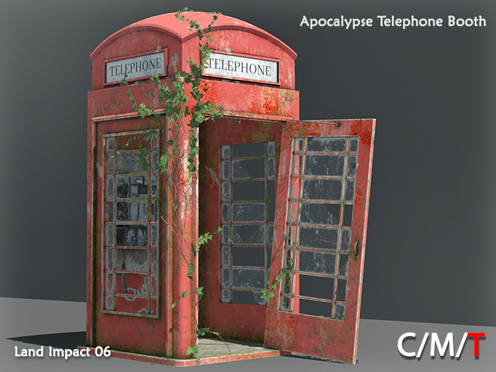 "Killer's" Apocalypse Telephone Booth (Decor Only)