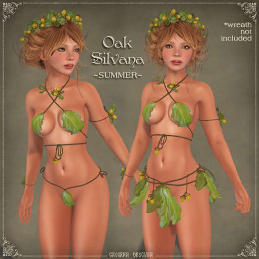 DEMO Oak Silvana Outfit by Caverna Obscura - Maitreya, LaraX, Legacy, Meshbody Classic