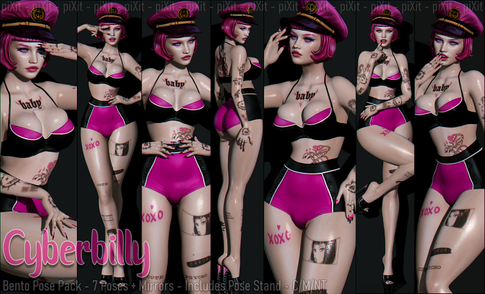 [piXit] Cyberbilly - Pose Pack