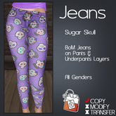 ~TL~ Sugar Skull BoM Skinny Jeans