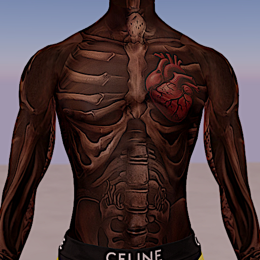 8k Tattoo. *Amazing Quality* Skeletal System "Evo/Genus"