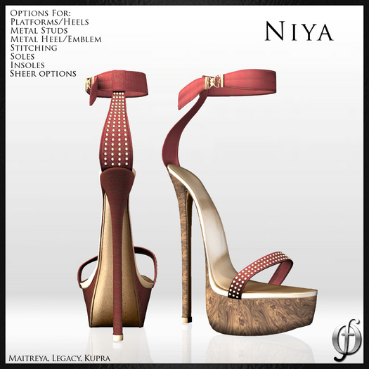 SALE! Felicity - Niya Stilettos (Suede-Red Fade) Shoes Platform High Heels Maitreya Legacy Kupra