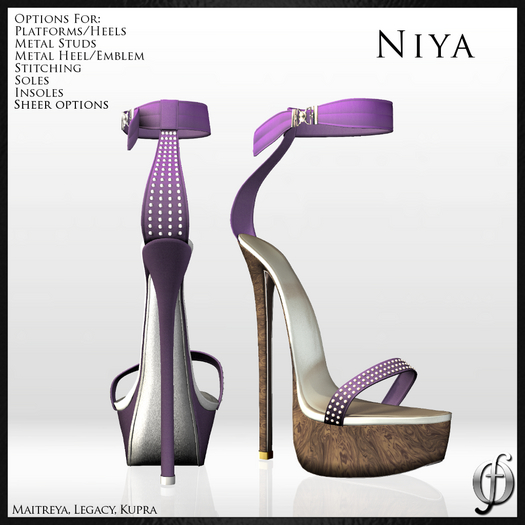 SALE! Felicity - Niya Stilettos (Suede-Violet) Shoes Platform High Heels Maitreya Legacy Kupra