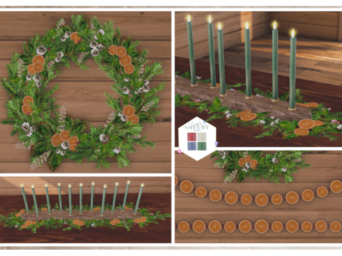 Tudor Christmas Greens Set
