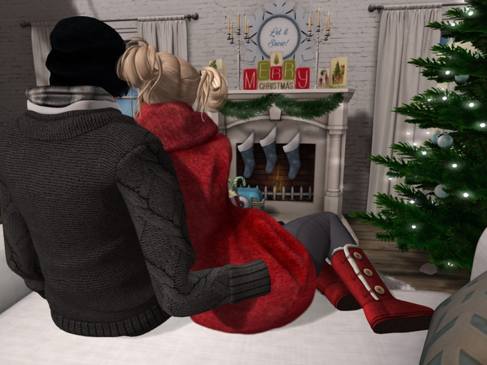 :DH: Christmas Living Room ~Blue~