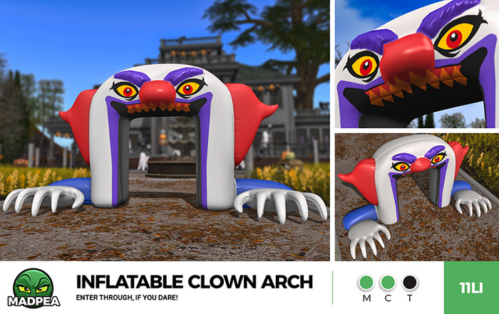MadPea Inflatable Clown Arch