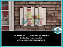DB WALLART - CHRISTMAS-MERRY  add me
