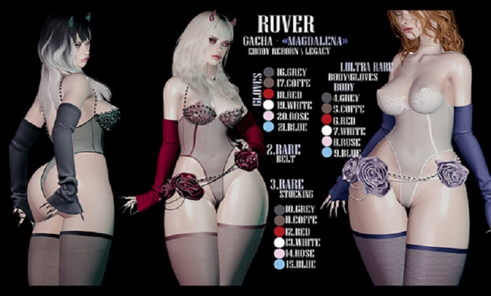 3.RUVER-Stockings :: Magdalena - Reborn RARE