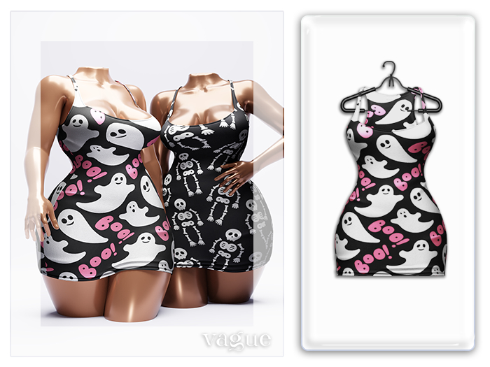 Vague. Spooky Dress - Boo -