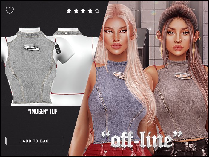 "Off-Line" x "Imogen" Top / Silver