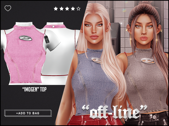"Off-Line" x "Imogen" Top / Barbiana