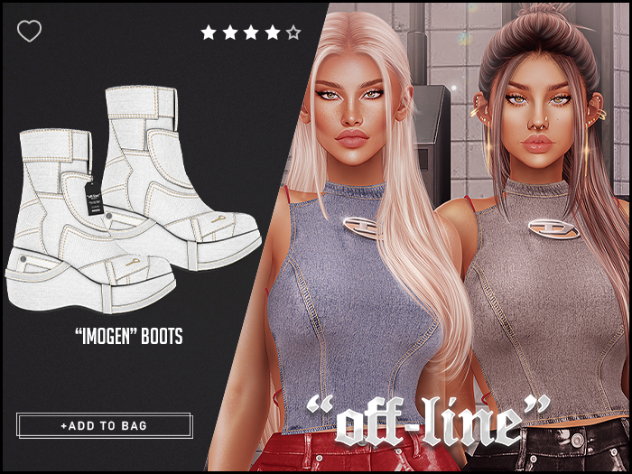 "Off-Line" x "Imogen" Boots / White