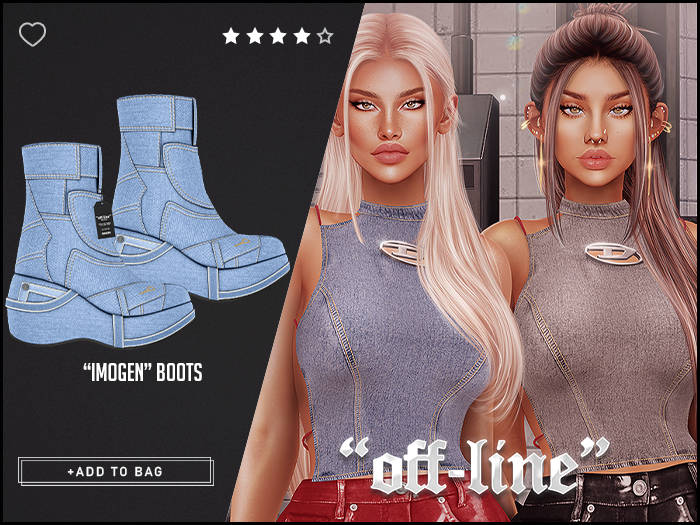 "Off-Line" x "Imogen" Boots / Denim