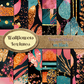 *Wallflowers* Tropical Mood - Black