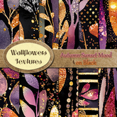 *Wallflowers* Autumn Sunset Mood - Black
