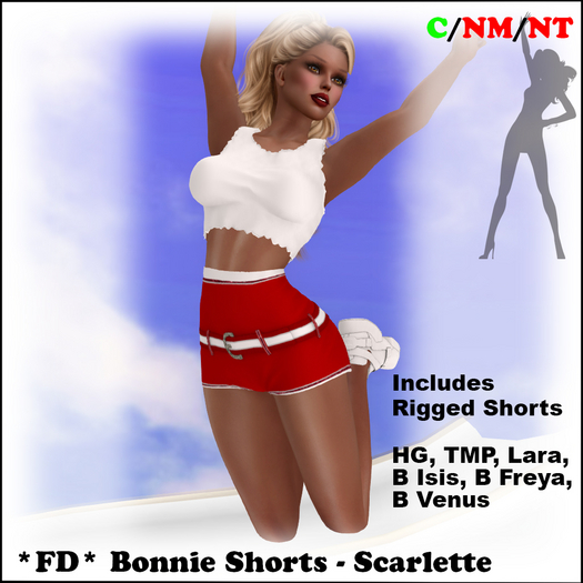 *FD* Bonnie Shorts [Boxed] Scarlette